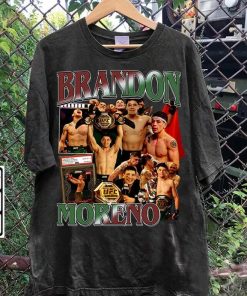 Vintage 90s Graphic Style Brandon Moreno T-Shirt - Brandon Moreno Sweatshirt - Mixed Martial Artist Tee For Man and