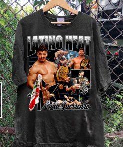 Vintage 90s Graphic Style Latino Heat TShirt - Eddie Guerrero T-Shirt - American Professional Wrestler Tee For Man and