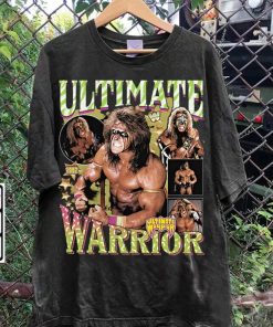 Vintage 90s Graphic Style Ultimate Warrior Shirt - Ultimate Warrior T-Shirt - American Professional Wrestler Tee For Man