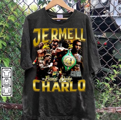 Vintage 90s Graphic Style Jermell Charlo T-Shirt - Jermell Charlo Sweatshirt - American Professional Boxer Tee For Man