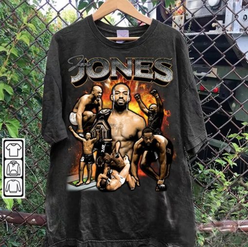 Vintage 90s Graphic Style Jon Jones T-Shirt - Jon Jones Sweatshirt - American Professional Boxer Tee For Man and Woman