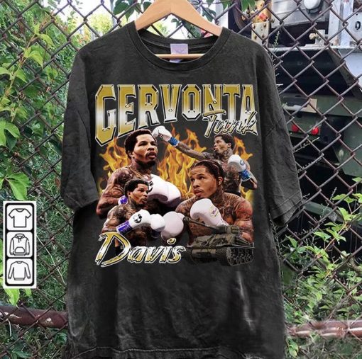 Vintage 90s Graphic Style Gervonta Davis Tee - Gervonta Davis Sweatshirt - American Professional Boxer Tee For Man and