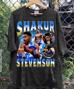 Vintage 90s Graphic Style Shakur Stevenson T-Shirt - Shakur Stevenson Tee - American Professional Boxer Tee For Man and