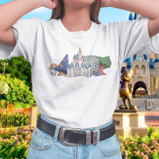 WDW Park Icons Skyline T-Shirt