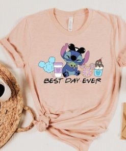 Best Day Ever Stitch & Baby Yoda Snacks Shirt- Disneyworld Family Shir