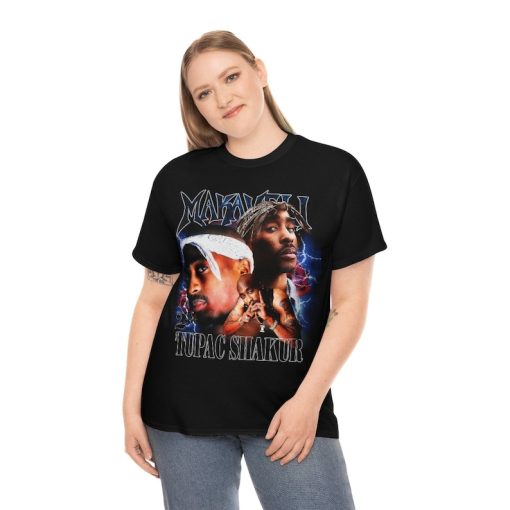 2PAC Shakur Shirt Throwback Tee, T-shirt | Rap tee, Streetwear