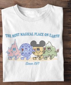 WDW The Most Magical Place on Earth Retro Cartoon T-Shirt