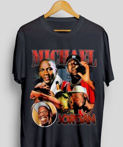 Michael Jordan Shirt Throwback Tee, T-shirt | Rap tee, Streetwear