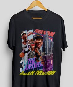 Allen Iverson Shirt Throwback tee T-shirt | NBA shirt