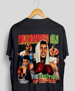 Muhammed Ali Front and Back Shirt Throwback Tee, T-shirt | Rap tee