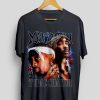 2PAC Shakur Shirt Throwback Tee, T-shirt | Rap tee, Streetwear