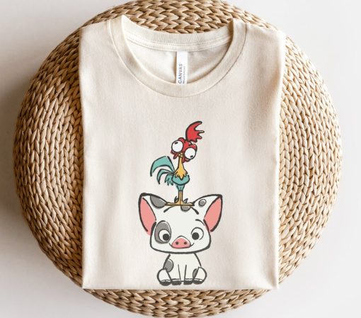 Moana Shirt, Hei Hei and Pua Shirt, Disney Shirt, Disneyland Shirt