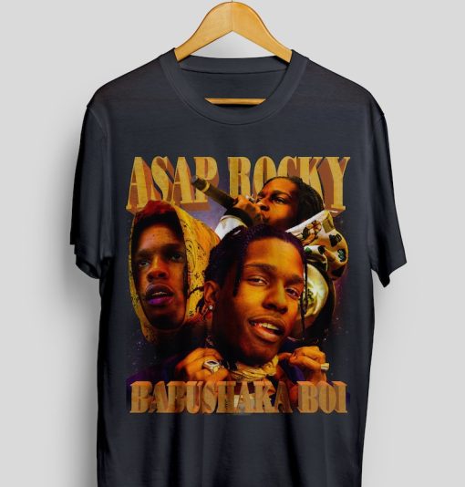 ASAP Rocky Shirt Throwback Tee, T-shirt | Rap tee, Streetwear