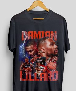 Damian Lillard Trailblazers Shirt, Vintage, tee, NBA Basketball, Fans