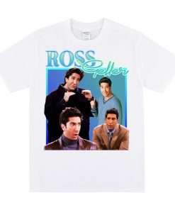 ROSS GELLER Homage T-shirt, Unisex 90s Style Graphic T Shirt