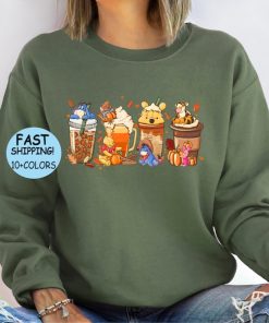 Disney Winnie The Pooh Coffee Latte Shirt Sweatshirt Hoodie