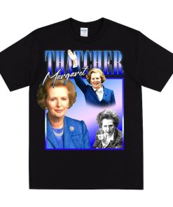 MARGARET THATCHER Homage T-shirt, The Lady Is Not For Turning