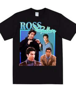 ROSS GELLER Homage T-shirt, Unisex 90s Style Graphic T Shirt