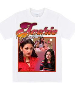 JACKIE BURKHART Homage T-shirt, 70s Pop Culture Theme