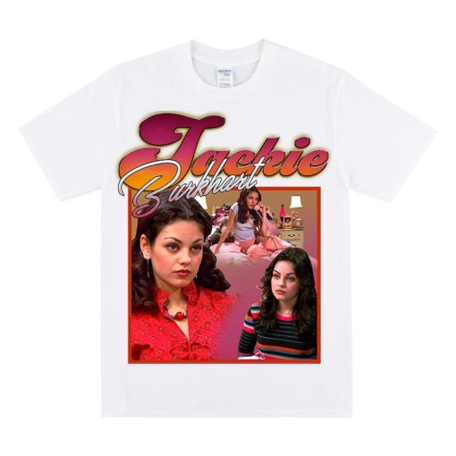 JACKIE BURKHART Homage T-shirt, 70s Pop Culture Theme