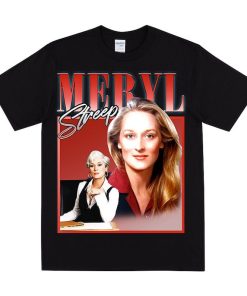 MERYL STREEP Homage T-shirt, Vintage 90s Style Print