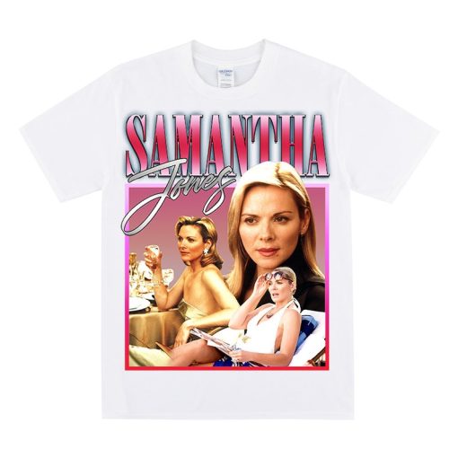 SAMANTHA JONES Homage T-shirt, Vintage 90s Tshirt