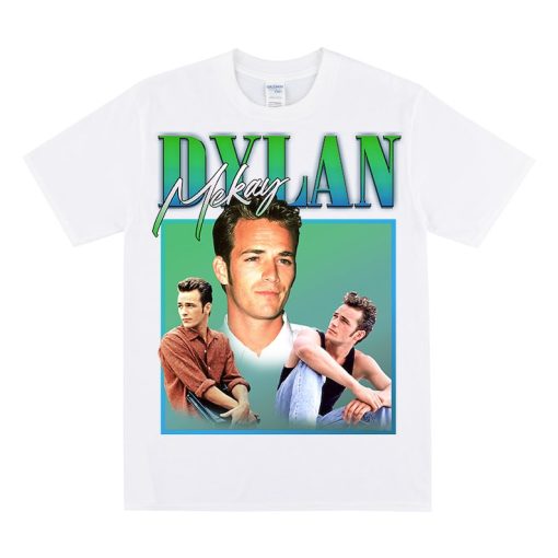 DYLAN MCKAY Homage T Shirt For Women, 1990s Pop Culture Tshirt