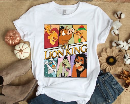 Retro Disney The Lion King Characters Squad Simba Timon Pumbaa Rafiki