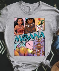 Disney Moana Characters Tamatoa Hei Hei Pua T-shirt