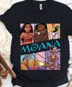 Disney Moana Characters Tamatoa Hei Hei Pua T-shirt