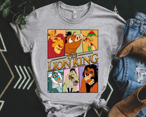 Retro Disney The Lion King Characters Squad Simba Timon Pumbaa Rafiki