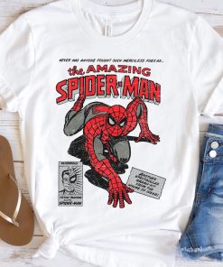 Retro 90s Marvel Spider-Man Retro Comics Book Cover Vintage Shirt