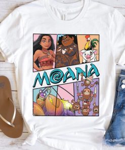 Disney Moana Characters Tamatoa Hei Hei Pua T-shirt