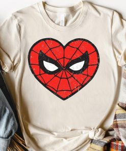 Marvel Amazing Spider-Man Heart Funny Retro 90s Shirt, MCU Fans Gift