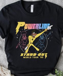 Disney A Goofy Movie Powerline World Tour 95 Retro 80s T-shirt