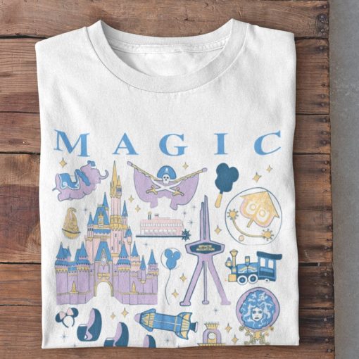 Magic Kingdom Park Icons T-Shirt