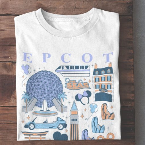 Epcot Center Park Icons T-Shirt