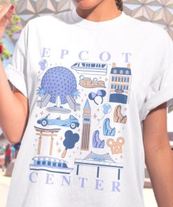 Epcot Center Park Icons T-Shirt