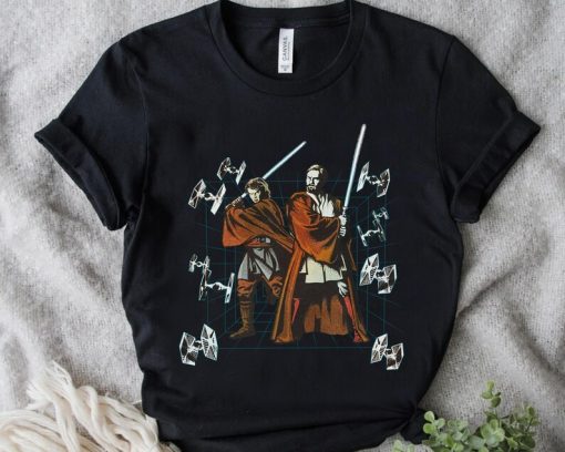 Star Wars Anakin Skywalker & Obi-Wan Kenobi Graphic Shirt