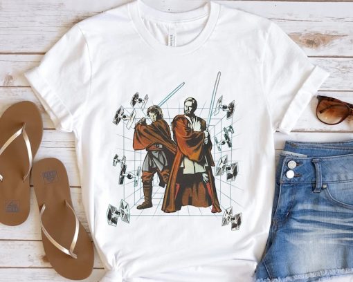 Star Wars Anakin Skywalker & Obi-Wan Kenobi Graphic Shirt