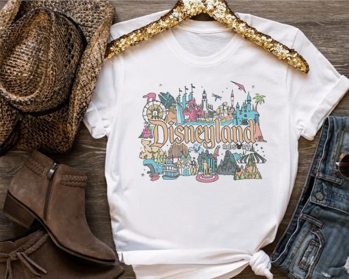 Disneyland Resort Happiest Place on Earth Vintage Shirt