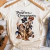 Funny Disney Mickey Mouse & Friends Pirates Of The Caribbean Retro Shi