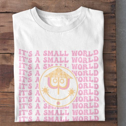 It's A Small World Retro Trendy Style T-Shirt