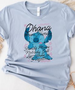 Ohana Family Shirt, Disney Shirt, Lilo And Stitch Shirt