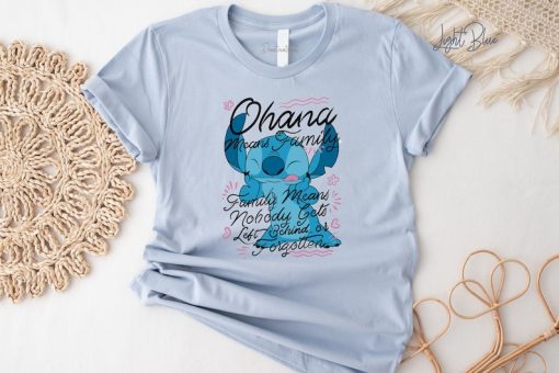 Ohana Family Shirt, Disney Shirt, Lilo And Stitch Shirt