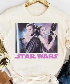 Star Wars Padme & Anakin Skywalker Portrait Retro 1977 Shirt