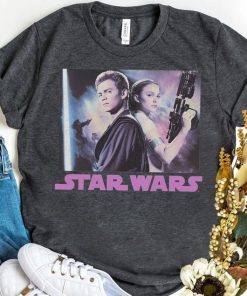 Star Wars Padme & Anakin Skywalker Portrait Retro 1977 Shirt