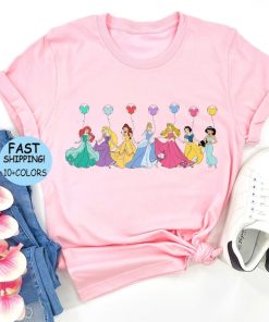 Disney Princesses squad Shirt, Disney Princess Balloons Sweatshirt