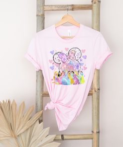 Princess Watercolor T-shirt, Disney Castle shirt