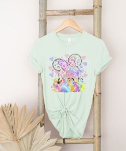 Princess Watercolor T-shirt, Disney Castle shirt